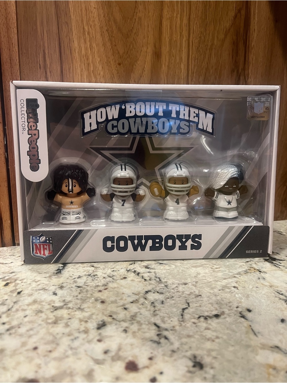 NFL Dallas Cowboys White Figure Pack - Little People Collector